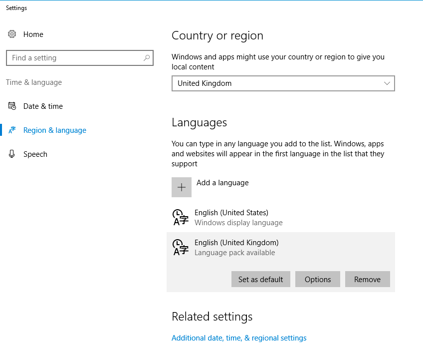 Setting location on VPS